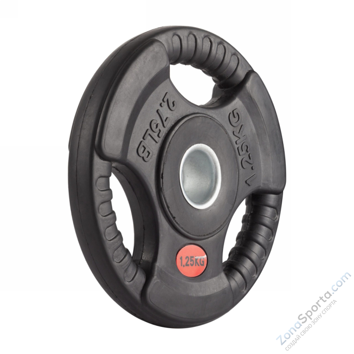 Диск 25 мм. обрезиненный 1,25 кг. VictoryFit VF-S250125