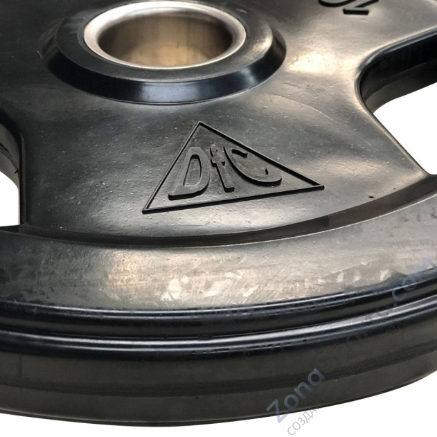 Диск обрезиненный DFC, чёрный, 51 мм, 2,5кг