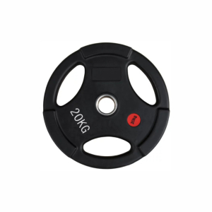 Диск обрезиненный с тремя хватами  UltraGym 20 кг 