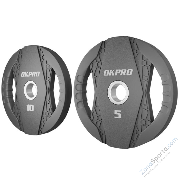 Диск олимпийский обрезиненный 2,5 кг OKPRO OK2005C-0250