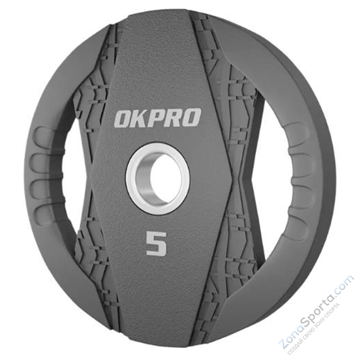 Диск олимпийский обрезиненный 20 кг OKPRO OK2005C-2000
