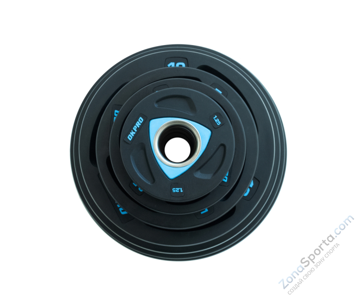 Диск олимпийский полиуретановый OKPRO OK2037-500 5 кг