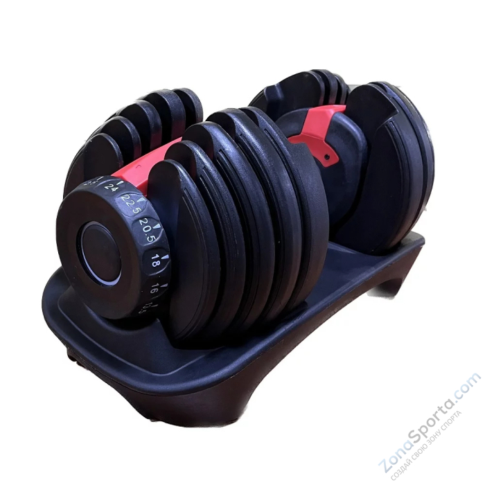  Гантель регулируемая от 2,5 кг до 24 кг Aerofit AFGRB-24KG