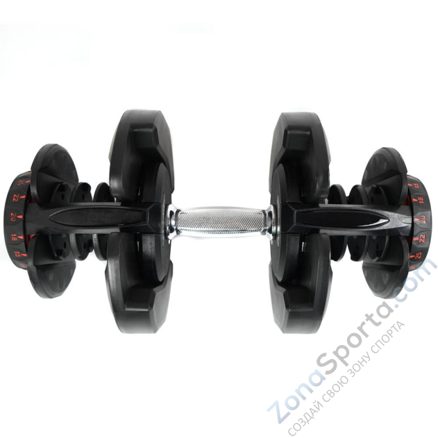 Гантель с регулировкой веса Liveup LS2315 (5-40 кг)