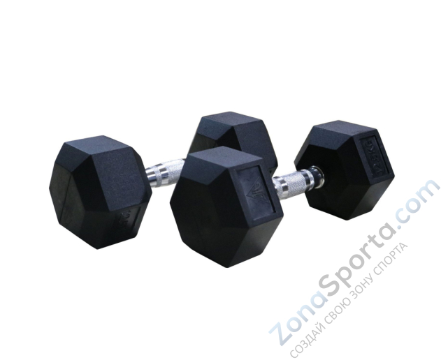 Гантели гексагональные 2 шт. по 42.5 кг DFC DB001-42.5