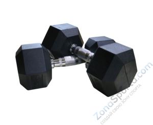 Гантели гексагональные 2 шт. по 5 кг DFC DB001-5
