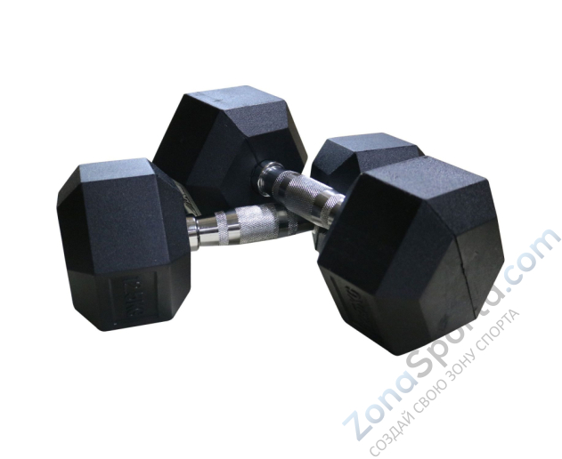 Гантели гексагональные 2 шт. по 8 кг DFC DB001-8