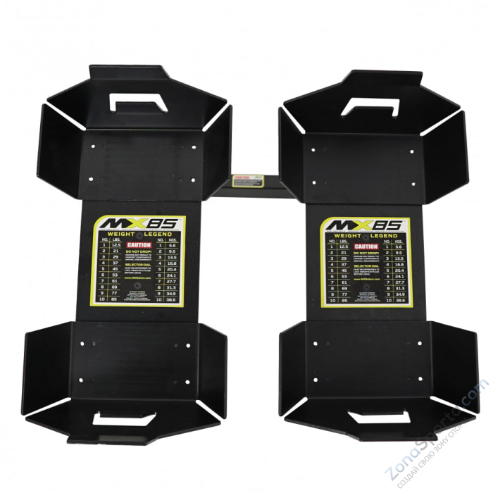 Гантели регулируемые MX Select MX85 вес 5.6 - 38.6 кг, 2 шт