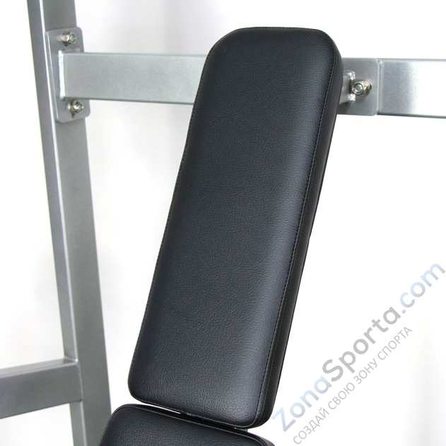 Грудной жим сидя на свободных весах Protrain 8214