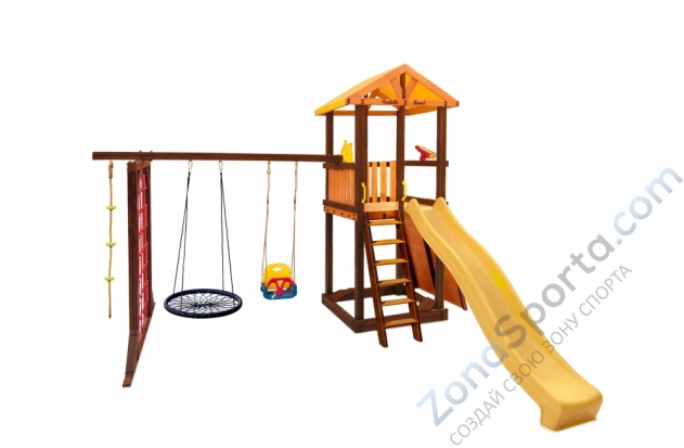 Игровой комплекс Perfetto sport Pitigliano-11 + качели Паутина