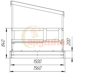 Игровой комплекс Песочный дворик Савушка-3