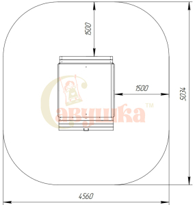 Игровой комплекс Песочный дворик Савушка-3