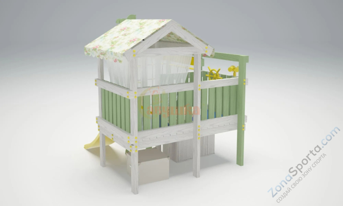 Игровой комплекс Савушка Baby 1 оливковый