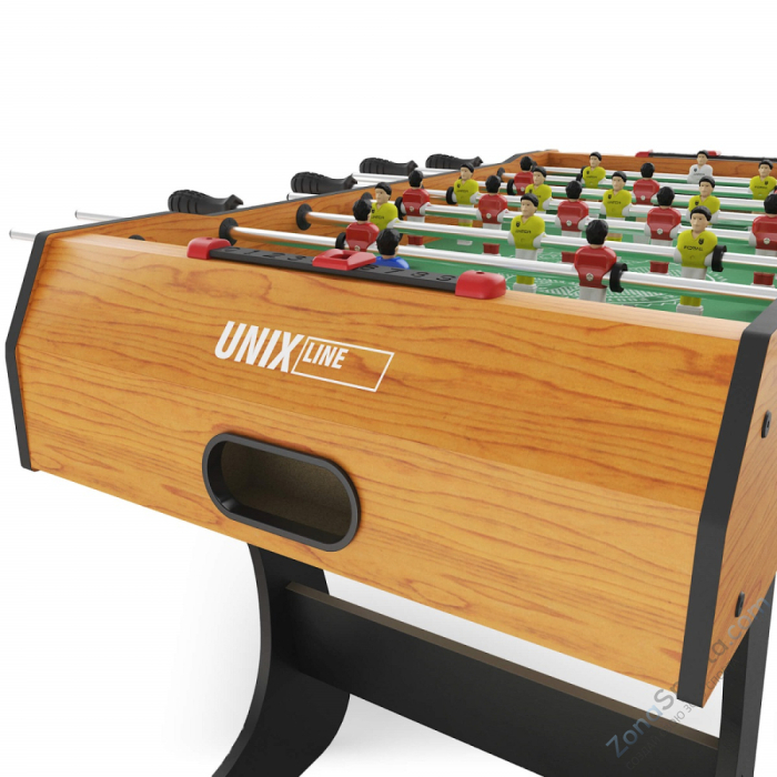 Игровой стол складной Unix Line Футбол - Кикер (122х61 cм) Wood
