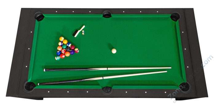 Игровой стол - трансформер (бильярд, аэрохоккей, настольный теннис) Twister (черный)