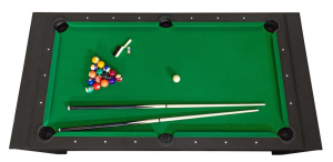 Игровой стол - трансформер (бильярд, аэрохоккей, настольный теннис) Twister (черный)