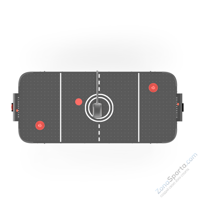 Игровой стол Unix Line Аэрохоккей (142х64 cм) Black