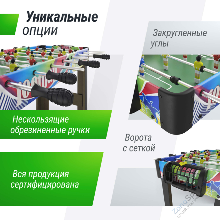 Игровой стол Unix Line Мини Футбол - Кикер (101х42 cм)