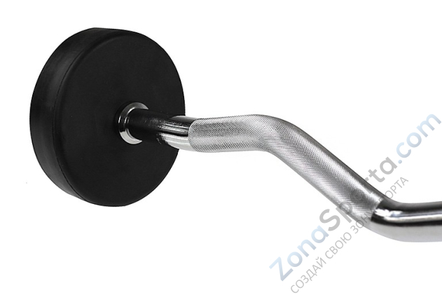 Комплект изогнутых фиксированных обрезиненных штанг 5 шт Hasttings Digger от 10 до 30 кг