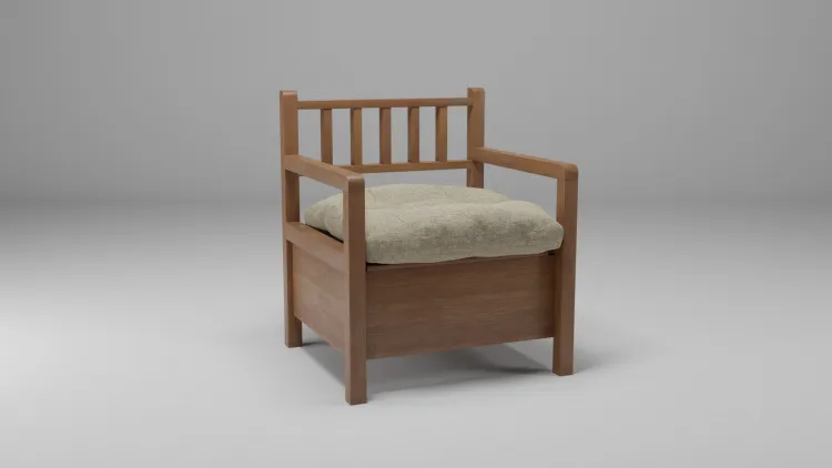 Кресло деревянное мягкое Savushka Type-F