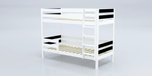 Кровать детская двухъярусная Савушка-01 80х160 Nero (черный)