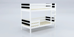 Кровать детская двухъярусная Савушка-01 80х160 Nero (черный)