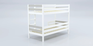 Кровать детская двухъярусная Савушка-01 90х180 серая