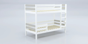 Кровать детская двухъярусная Савушка-01 90х180 серая