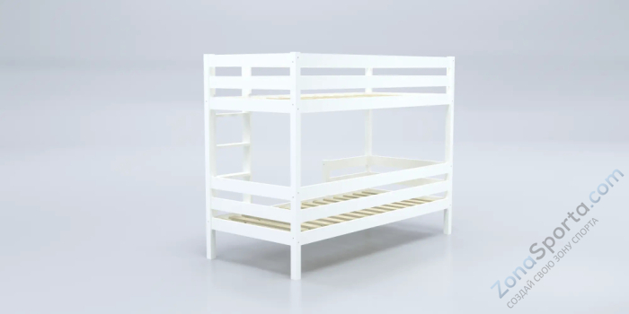 Кровать детская двухъярусная Савушка-01 90х200 белая
