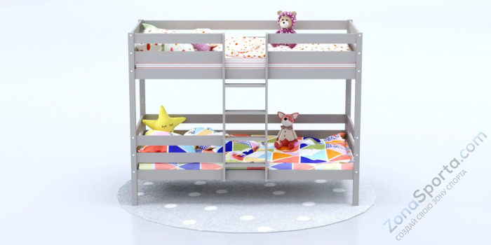 Кровать детская двухъярусная Савушка-05 80х160 Cappuccino (капучино)