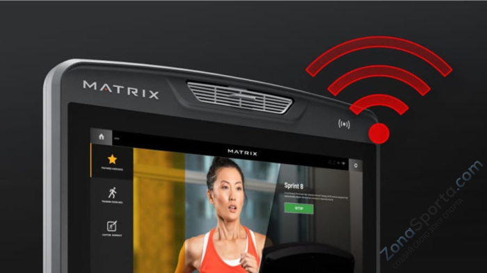 Лестница-эскалатор Matrix Performance с консолью Touch Base