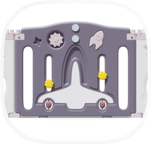 Манеж Unix Kids Supreme Space 200x240 Rose с качелями