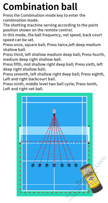 Машина для подачи воланов для бадминтона Siboasi B2202A