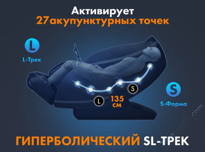 Массажное кресло Fujimo Guru F700 Серый