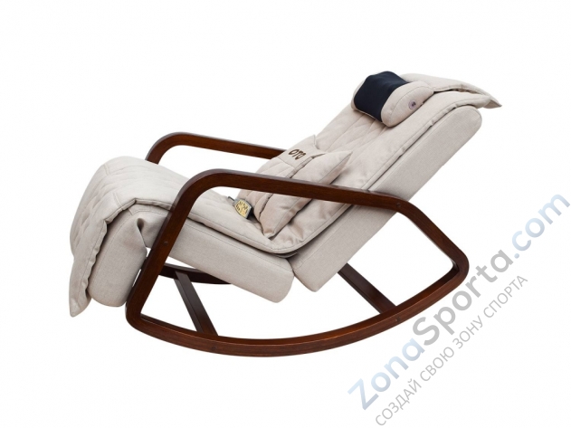 Массажное кресло-качалка Oto Grand Life OT2007 латте (Рогожка)