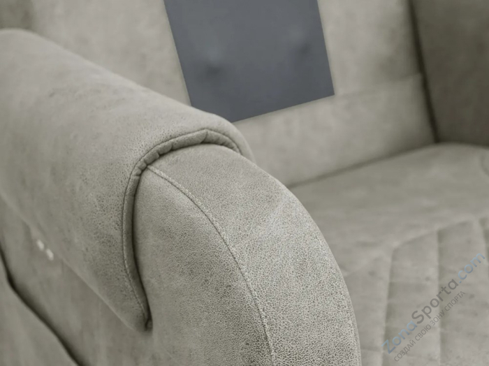 Массажное кресло-реклайнер с подъемом Fujimo Lounge Up F7003 ULFL Смоки (Orlando 4)