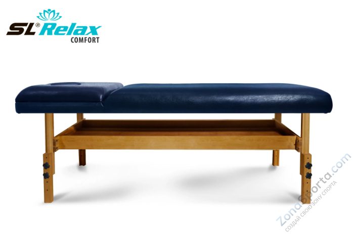 Массажный стол Relax Comfort синяя кожа