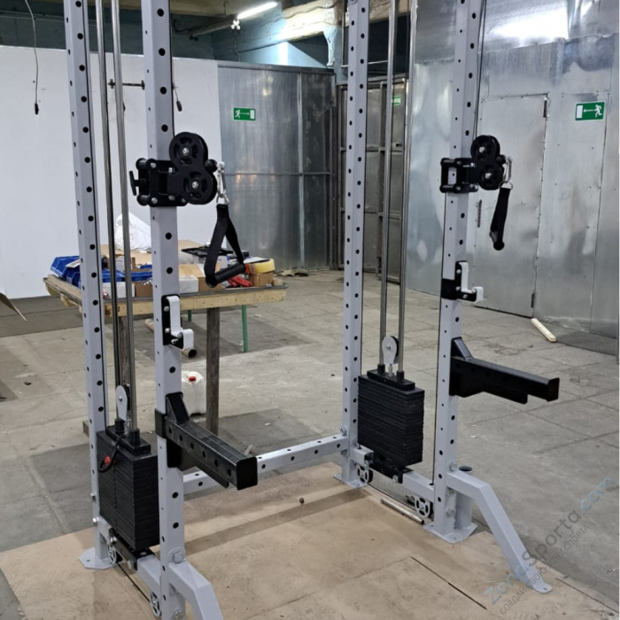 Многофункциональная силовая рама с грузоблоками и кроссовером Apex AF-908