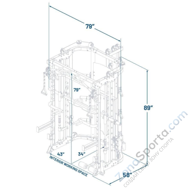 Многофункциональный силовой комплекс Force USA G9