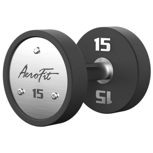 Набор полиуретановых гантелей AeroFit, 2,5-25 кг, 10 пар, шаг 2,5 кг