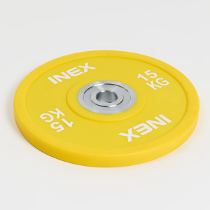 Олимпийский диск в уретане INEX PU Bumper Plate 15 кг