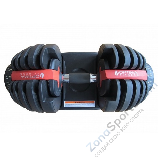Регулируемая гантель Optima Fitness 24 кг