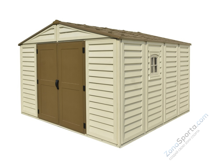 Пластиковый сарай WoodBridgePlus