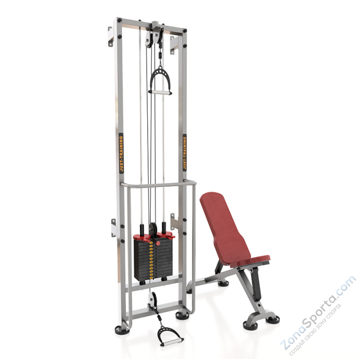 Реабилитационный тренажер профессиональный пристенный со скамьей Антат