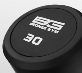 Штанга обрезиненная прямая Bronze Gym BG-PA-BB-S30