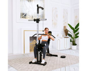 Скамья с вертикальной и горизонтальной тягой DFC Powertec