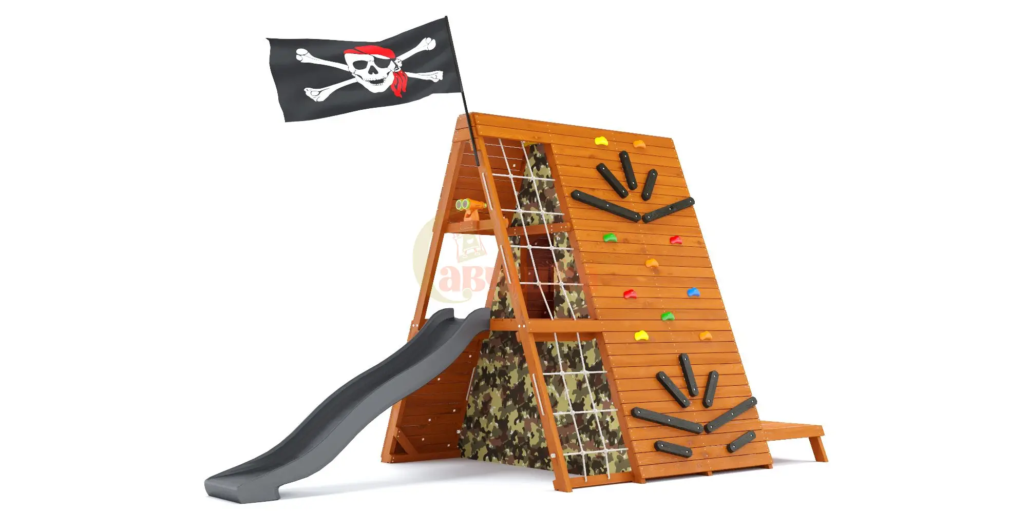 Спортивный домик Савушка База-3 (Милитари) с креслом