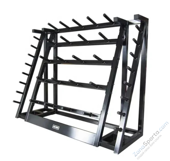 Стойка для памп-штанг на 20 наборов OKPRO OK0019