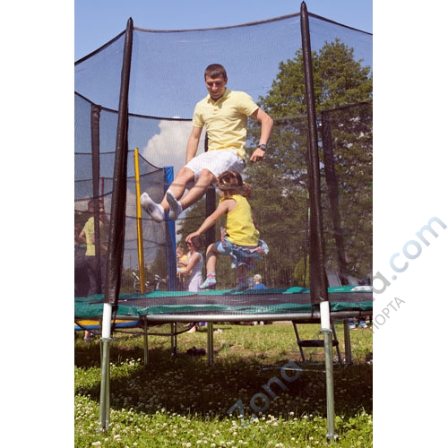 Батут с сеткой и лестницей 4,5 м (15ft), Sundays D457