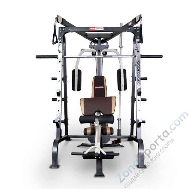 Многофункциональная силовая станция на свободных весах Protrain LM008